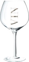 Wijnglas | glas | transparant | 10.5x10.5x (h)21.5 cm