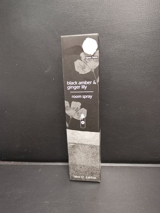 ROOM SPRAY BLACK AMBER & GINGER LILY bol