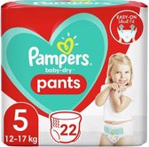 1x Pampers - Baby-Dry Nappy Pants 5 (22 stuks/doos)