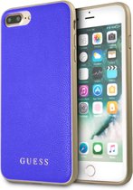Guess IriDescent Backcover Coque pour - iPhone 7 Plus / iPhone 8 Plus - Blauw