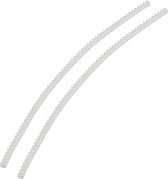 TRU COMPONENTS TC-KG016203 Stootrand Transparant (l x b x h) 10 m x 3.8 mm x 4 mm 10 m