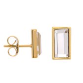 iXXXi-Jewelry-Expression Rectangle-Goud-dames-Oorbellen-One size