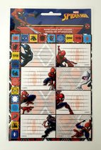 Marvel Etiketten Spiderman -  16 Stuks