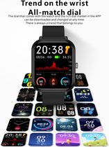Pro-Care Excellent Quality™ Smartwatch 1.7inch HD TFT - O2 Zuurstofgehaltemeter - Bloeddrukmeter - All Day Hartslagmeter - Caloriemeter - Bluetooth Message - Sport/Steps/Afstand/ -