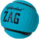 splashbal Zag 9 cm foam blauw/zwart