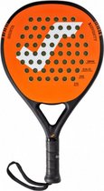 padelracket Grinta 370 carbon 38 mm zwart/oranje