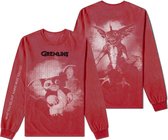 Gremlins Longsleeve shirt -S- Graphic Rood