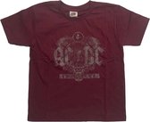 AC/DC Kinder Tshirt -Kids tm 12 jaar- Black Ice Rood