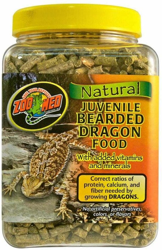 Foto: Zoo med bearded dragon food juvenile jonge baardagaam voer 56 7gr