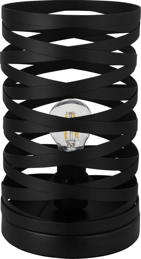 EGLO Cremella Tafellamp - E27 - 29 cm - Zwart - Staal