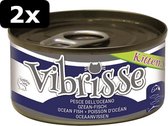 2x VIBRISSE KITTEN OCEAN FISH 24X70GR