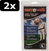 2x EASY WALK TUIG ZWART L