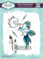 Creative Expressions Clear stamp set - Spread your wings
