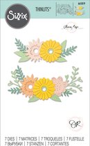 Sizzix Thinlits Snijmal set - Floral contours