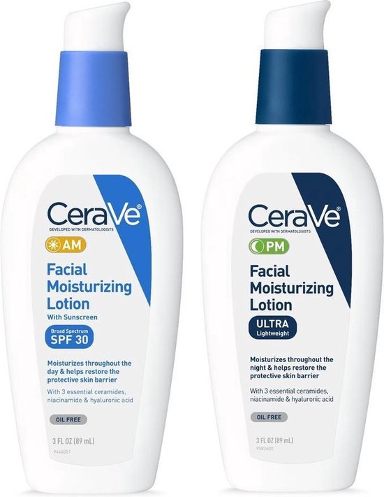 CeraVe AM Facial Moisturizing Lotion SPF 30 - Crème pour le visage - Crème  solaire -... | bol.com