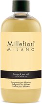 Millefiori Milano Navulling voor Geurstokjes 500 ml - Honey & Sea Salt