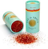 Sal de Ibiza Granito con Chili - 100% zuiver zeezout met chili pepers - strooier - 75 gram