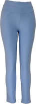 Luxe Kwaliteit Dames Sportbroek / Joggingsbroek | Trainingsbroek / Huisbroek | Sweatpants | Blauw - S (38)