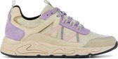 Lina Locchi Sneakers Dames - Lage sneakers / Damesschoenen - Canvas - L1108     -  Beige combi - Maat 41