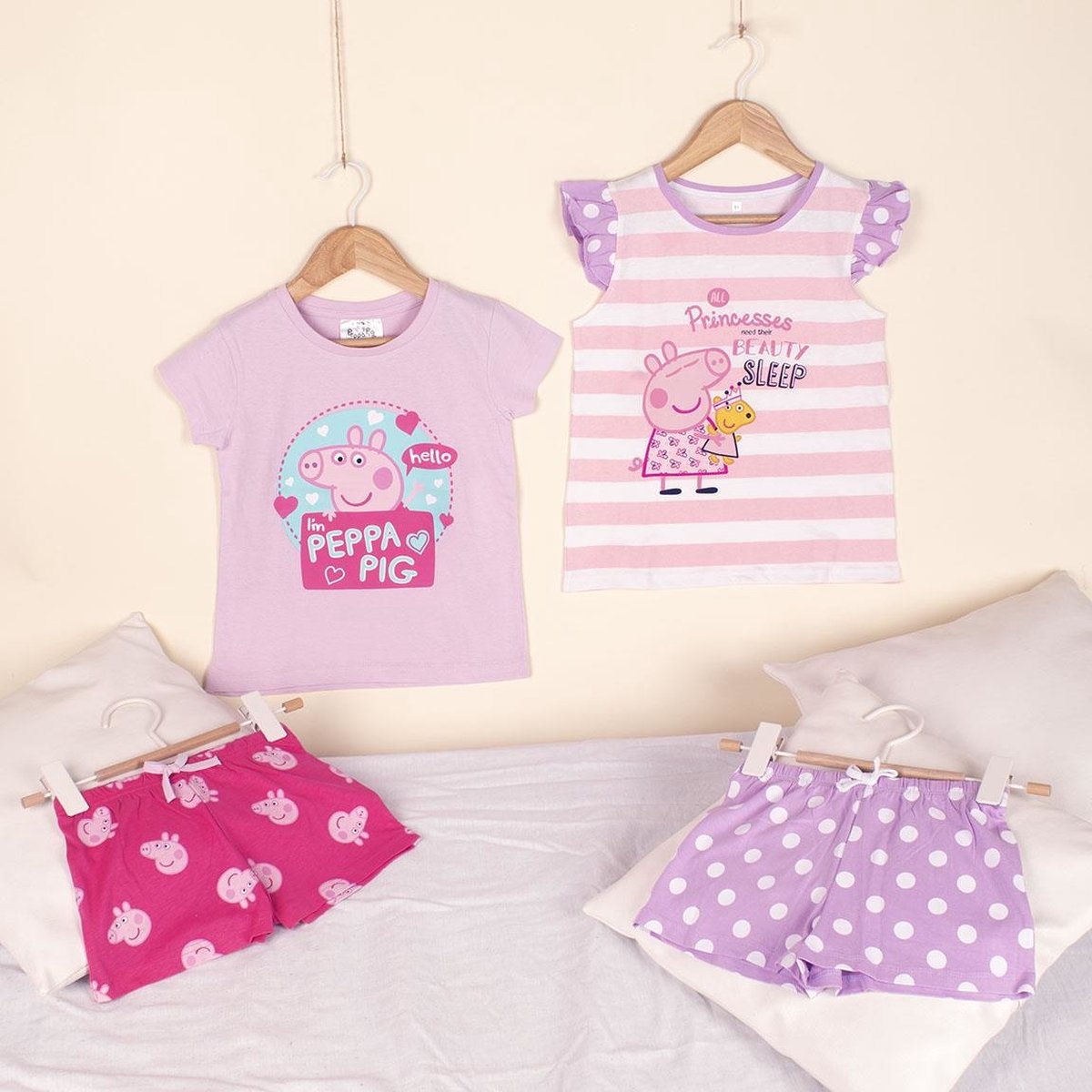 Peppa Pig Shortama Hello I'm Peppa Pig Multi colour
