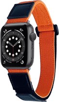Apple watch training sleeve - Apple watch band voor bovenarm - onderarm - kickboksing - training - action sleeve - sportband - oranje - large  - Interwinkel - 42/44mm watch