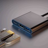 4smarts 3-in-1 Hub USB-C naar USB 3.0 / USB-C 3.0 / HDMI 4K@30Hz