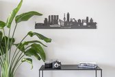 Skyline Rotterdam Detail Zwart Mdf 60cm Wanddecoratie Voor Aan De Muur City Shapes