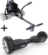 UrbanGlide Pack Hoverboard + Kart piloot - Zwart - 6.5' Wielen - 550W - 4Ah - Verstelbare lengte