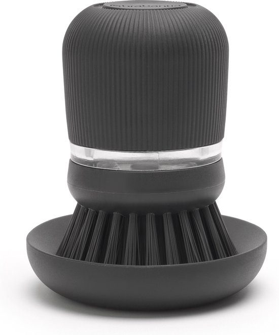Brabantia SinkSide afwasborstel – met zeepdispenser – donkergrijs