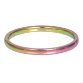 iXXXi jewelry vulring Smooth Rainbow 2 mm maat 20 (gewone ringmaat 22)