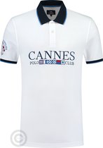 La Martina Poloshirt Pique Cannes, wit (XXL)