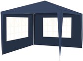 Partytent - Tent - 300 x 300 - Feesttent - Overkapping - Ronde partytent - Afsluitbaar - Partytent met wanden - Hexagon - Verstevigd model - XXL partytent - NEW MODEL - LIMITED EDITION