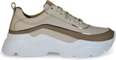 Naqqat - Nysa - Sneakers - Beige Mat - Maat41 - Dames