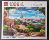 King legpuzzel, 1000 stukjes, Dreams of paris, france