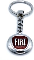 Fiat Sleutelhanger Metalen | Fiat Logo | Keychain Fiat