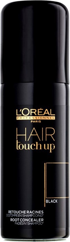 L'Oréal Professionnel Hair Touch Up Uitgroeispray Zwart 75 ml