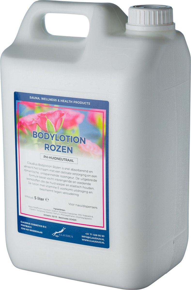 Goedkoopste Bodylotion Rozen 5 Liter - navulling