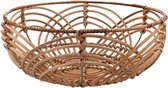 Cactula rotan decoratieve mand / schaal Ø 25 x 10 cm