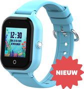 BRUVZ KT24 – Smartwatch Kinderen – GPS Horloge Kind – GPS Tracker Kind – Kinderhorloge – Smartwatch Kids – 4G Netwerk – Inclusief Simkaart & Screenprotector – Blauw