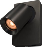 Wandlamp Megano Metallic Antraciet - 1x GU10 LED 4,6W 2700K 355lm - IP20 > wandlamp binnen antraciet | wandlamp antraciet | leeslamp antraciet | bedlamp antraciet | spotje antraciet | wandspot antraciet | led lamp antraciet | sfeer lamp antraciet