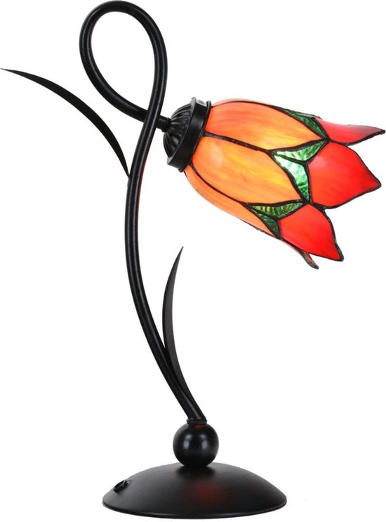 Tiffany Tafellamp Lovely Flower