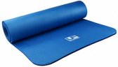 fitnessmat 183 x 61 x 1 cm rubber blauw