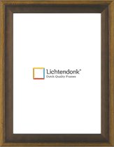 Fotolijst - Venetiaans Ontwerp - Brons Goud - Fotomaat 30x60 - Ontspiegeld ACRYLITE® - Art.nr. 10107942930603