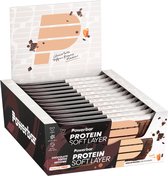 Powerbar Protein Soft Layer - Barres protéinées - Brownie au caramel et au chocolat - 12x40g