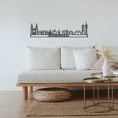 Skyline Roosendaal Zwart Mdf 165 Cm Wanddecoratie Voor Aan De Muur Met Tekst City Shapes