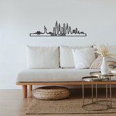 Skyline New York Zwart Mdf 165 Cm Wanddecoratie Voor Aan De Muur Met Tekst City Shapes