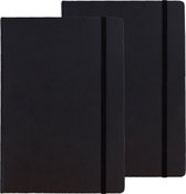 Hobbyz Schetsboek – A4 Formaat – 50 Vellen – Harde Kaft – Zwart – Tekenblok – Schetsblok – Tekenboek – Voor Volwassenen en Kinderen – Tekenboeken – Schetboek – Hard Cover – Leren T