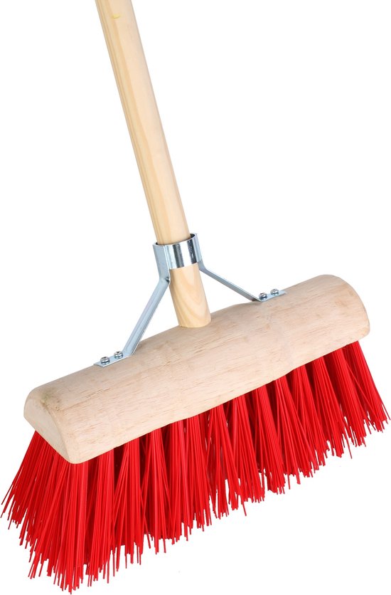 Talen Tools - Bezem - Halfrond - 31 cm - Rood - Compleet van Talen Tools — afbeelding 3