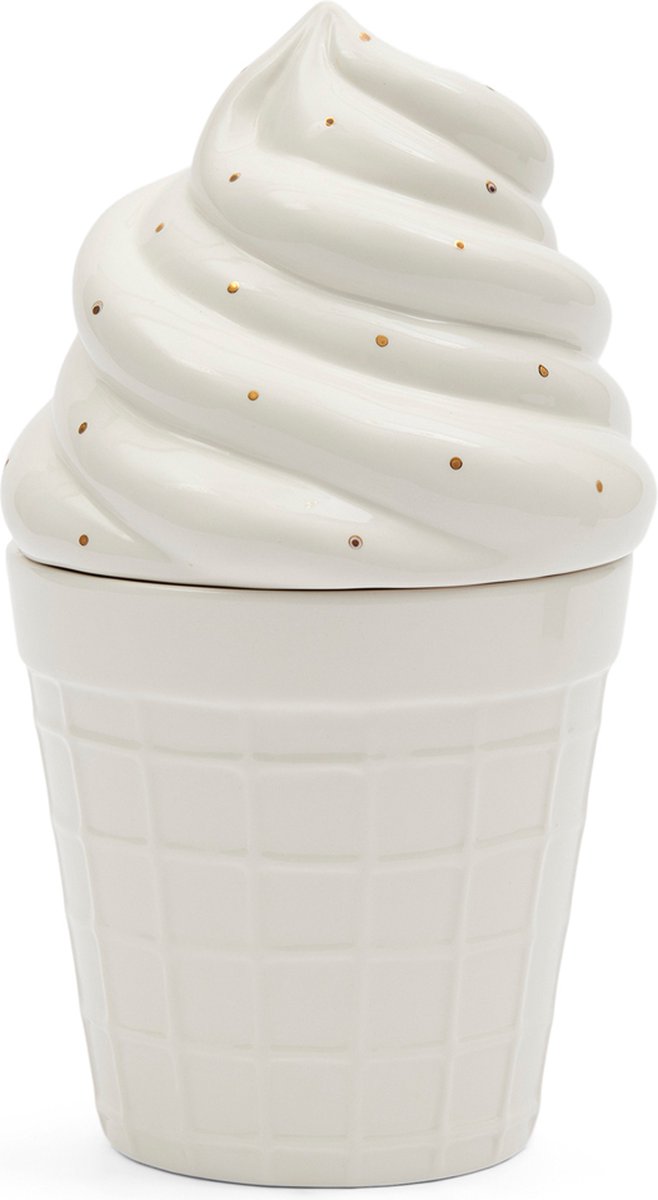 Riviera Maison Voorraadpot - RM Loves Ice Cream Storage Jar - Wit - 1 Stuks