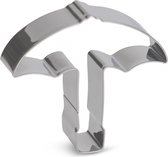 uitsteekvorm Paraplu 8 cm RVS zilver